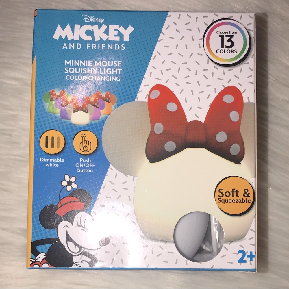 New Minnie Mouse Squishy Light Color Changing